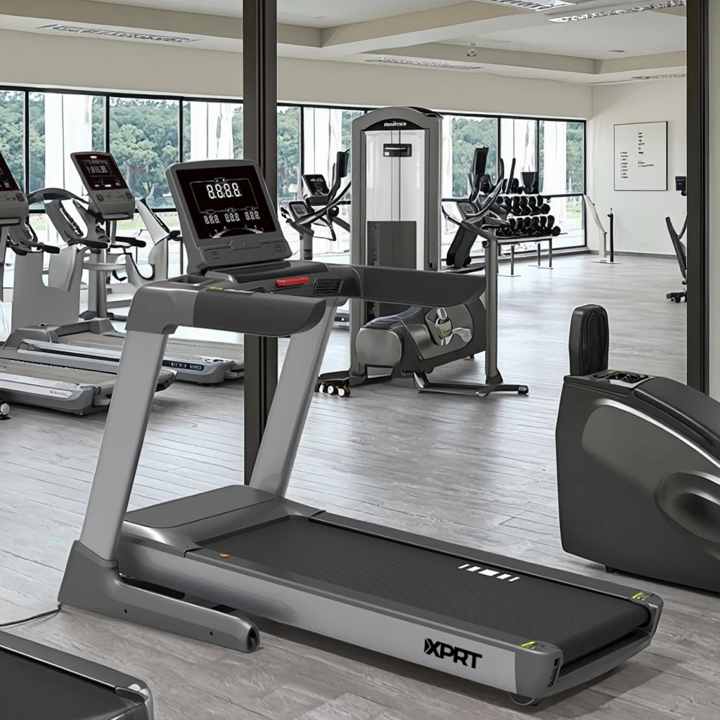 

Manufacturer OEM Luxury Best AC DC 3.0 HorsePower Running Fitness Treadmill LED TFT Screen Electric Motor Commerical Treadmill