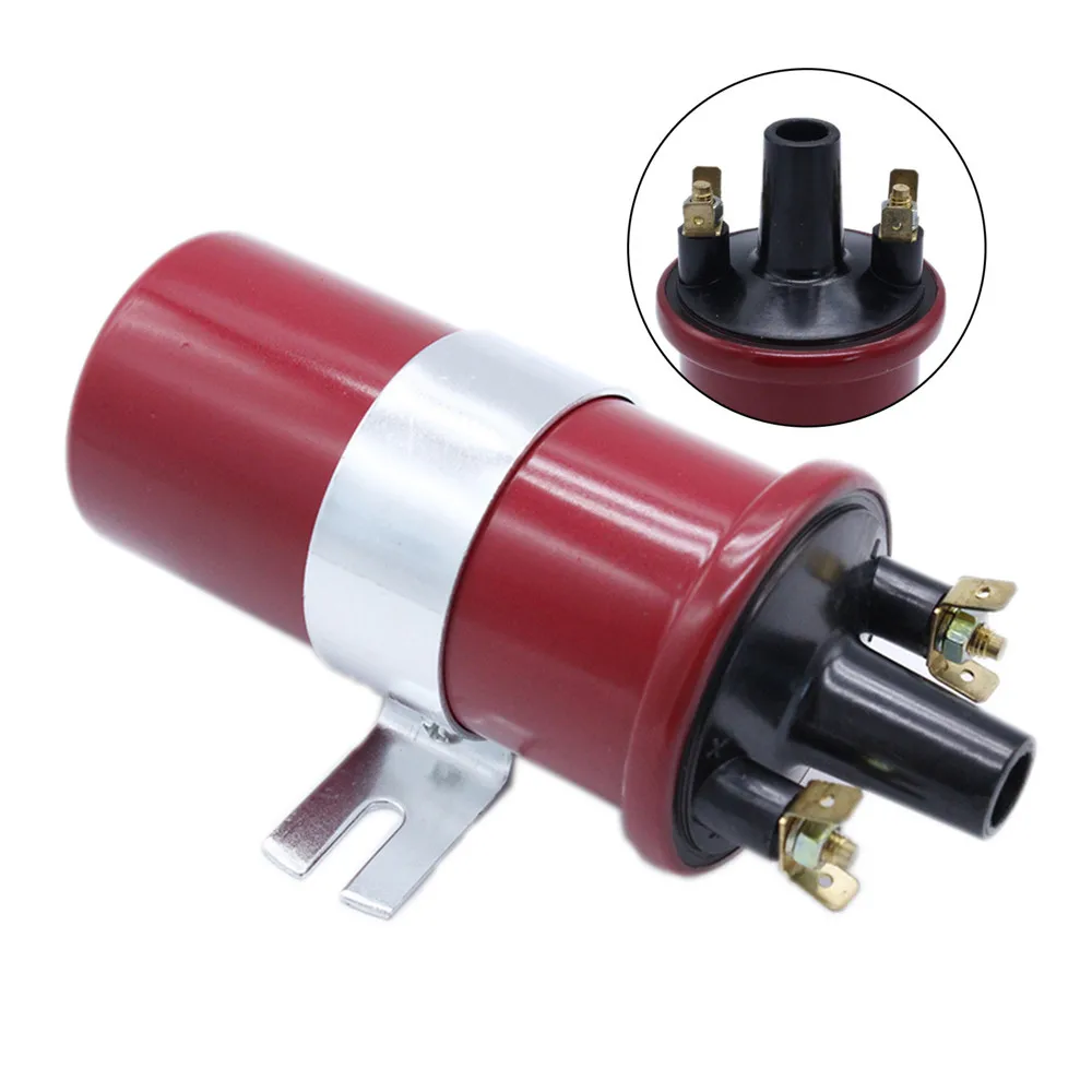 High Performance Standard 12V Sports Ignition Red Coil Ignition System Fits DLB105 for All Engines with Point & Condenser Parts