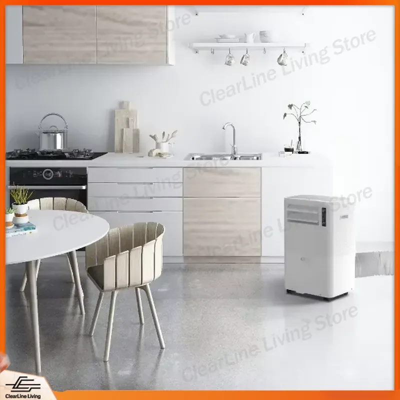 Portable Air Conditioner 9000BTU 1HP Mobile AC Unit 220V R410a Cooling Fan Dehumidifier for Home Bedroom Office Small Space