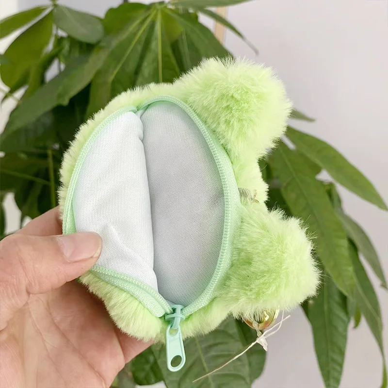 13 سنتيمتر 35 قطعة لطيف أفخم دمية محفظة نسائية للعملات المعدنية سلسلة مفاتيح من الكرتون طالب محفظة حقيبة مدرسية سحر بالجملة