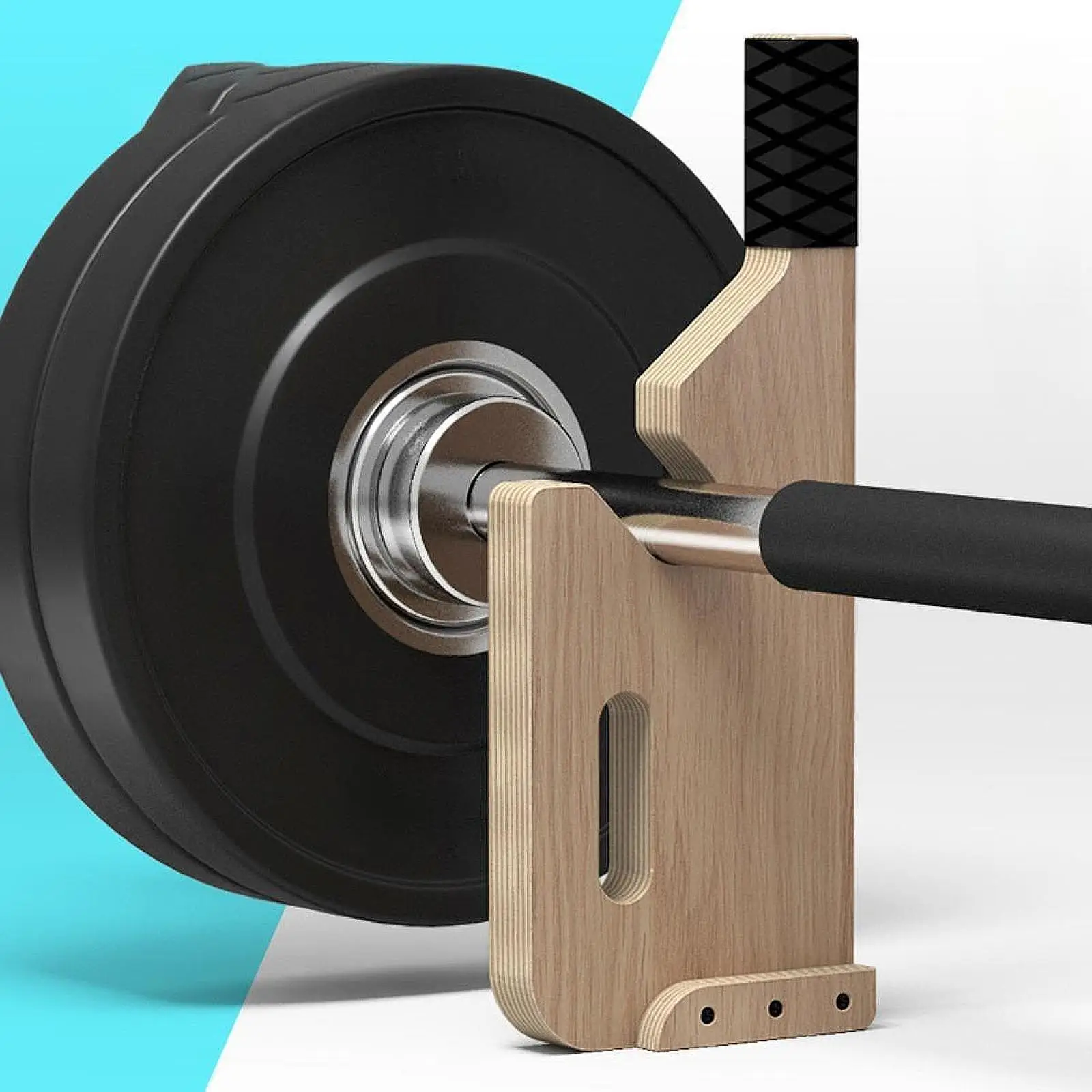 

Barbell Lifter Jack Ergonomic Compact Portable Barbell Bar Stand for Deadlift Workout Weight Training Barbell Plates Household