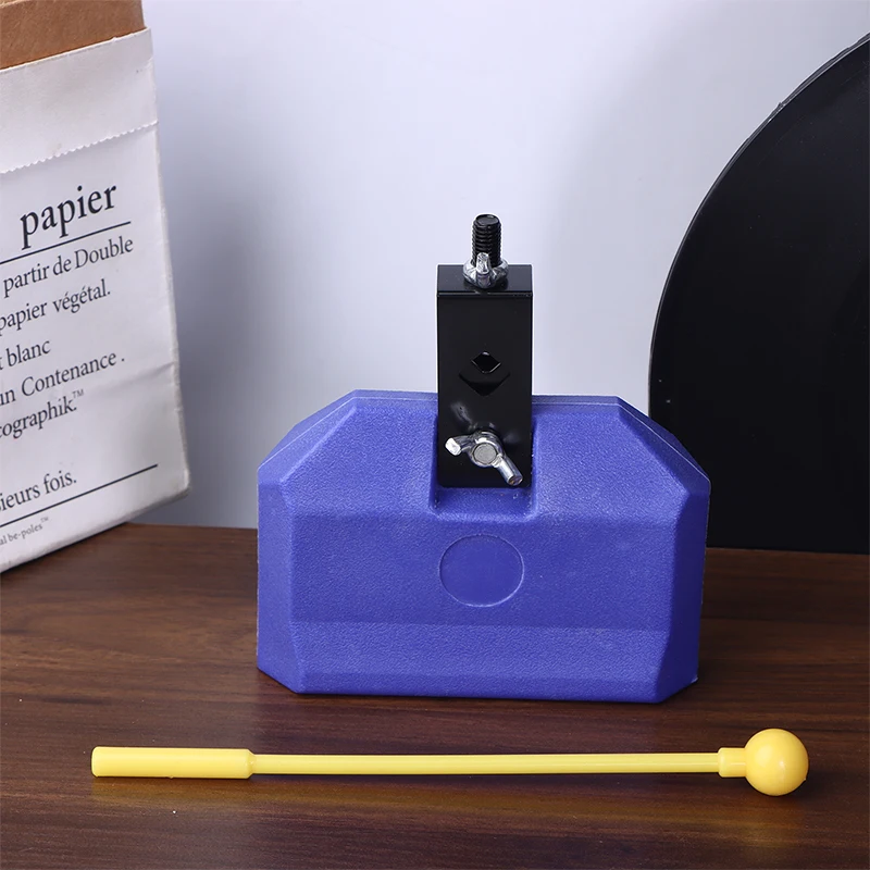 Cowbell Clapper Drum With 1 Hammer Pitched Durable Treble Jazz Drum ABS Bell Percussion Instruments Accessories Drums Part