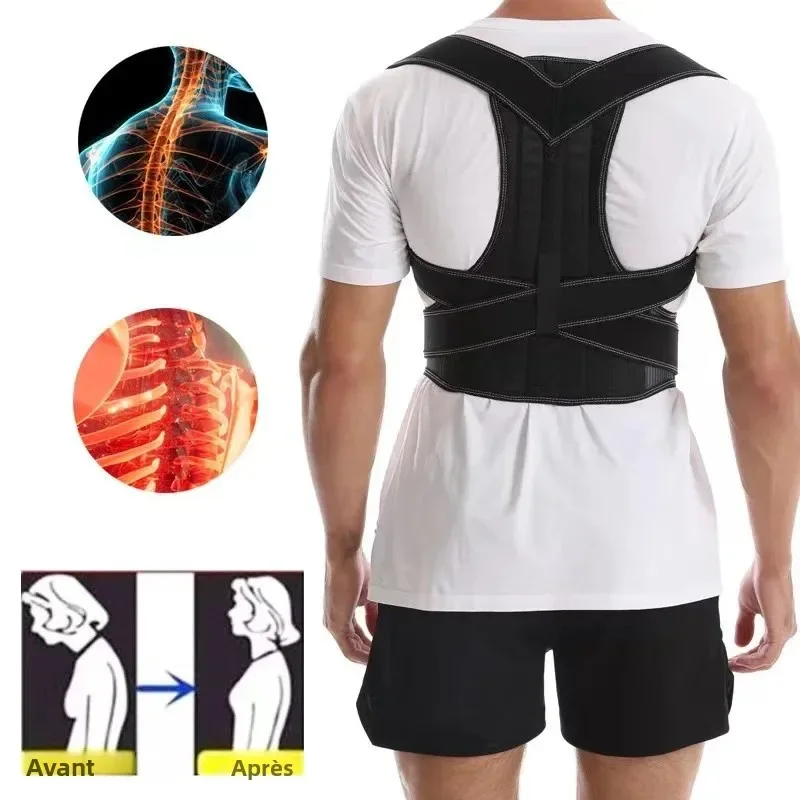 

Invisible Breathable Posture Correction Belt Back Support Sitting Posture Trainer Correcting Bra for Healthy Spine Alignment