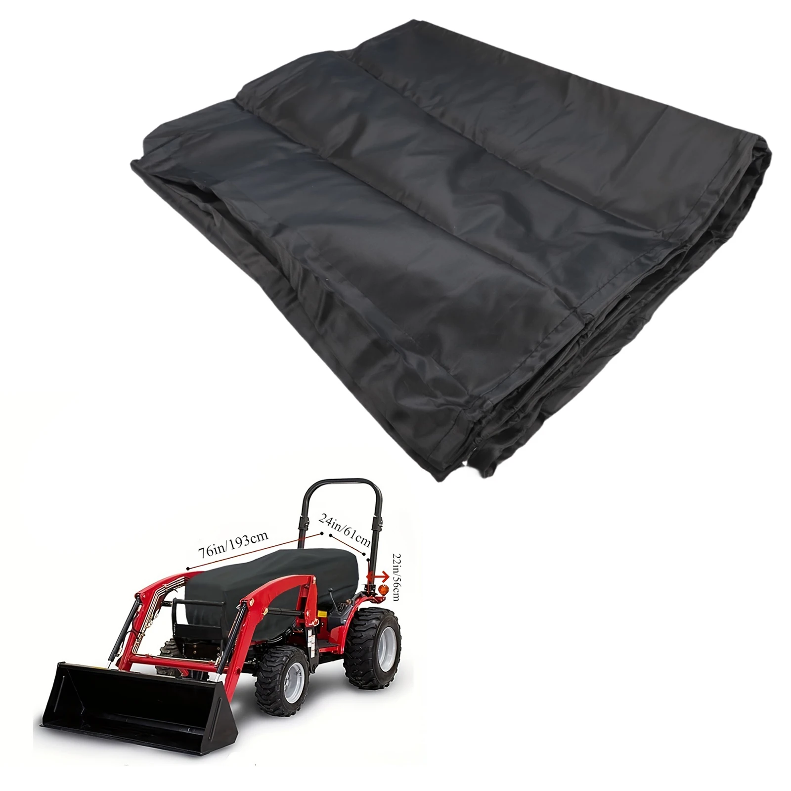 Tractor Dust Protection Waterproof Tractor Cover Outdoor Environments Versatile Use 210D Oxford Cloth Comprehensive Coverage