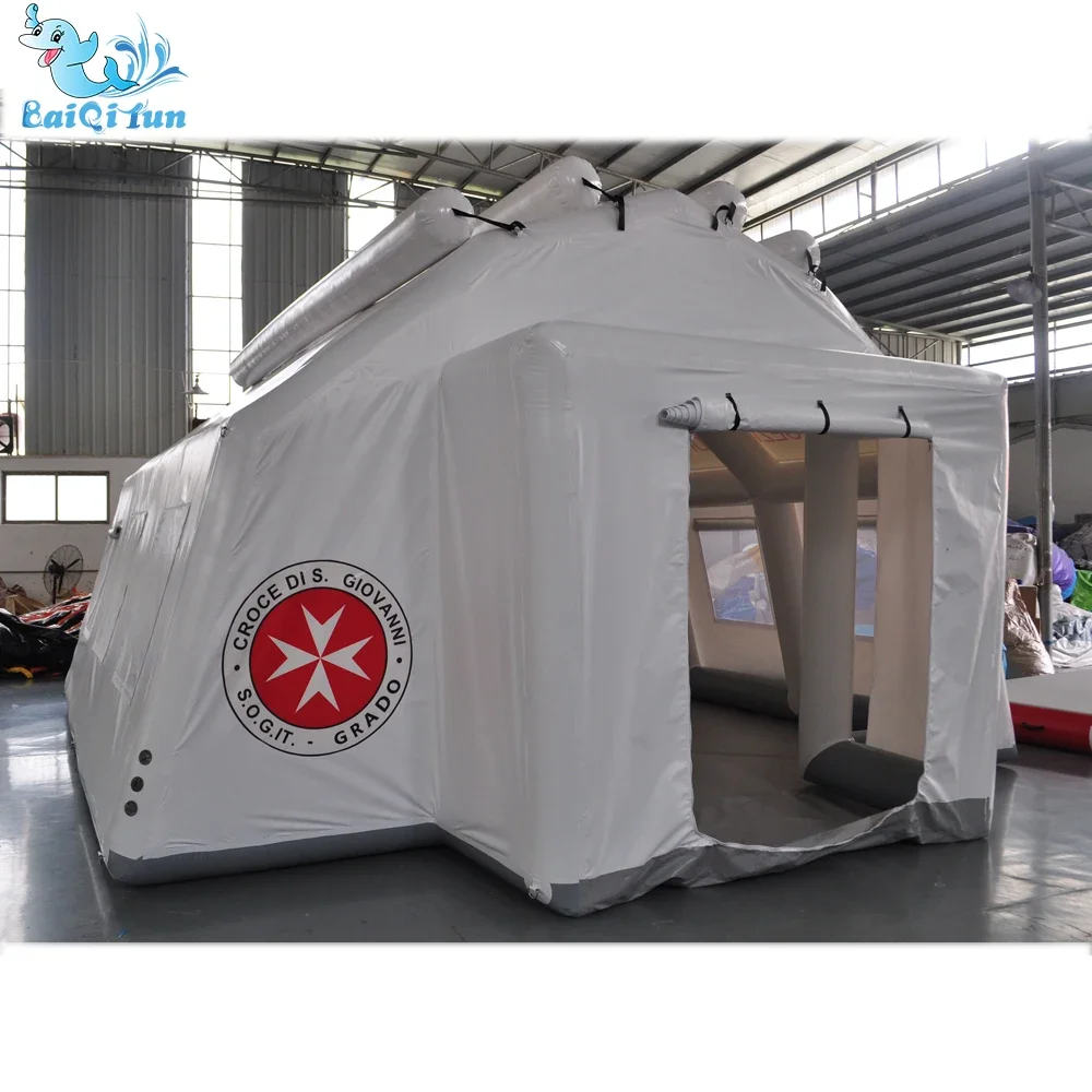 Hecho en China, tienda de campaña de emergencia de alta calidad, tienda de rescate, tienda de campaña inflable para hospitalar, tiendas médicas a la venta