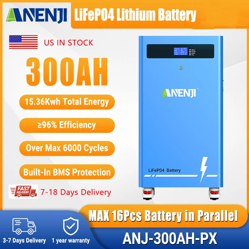 Anenji 48V Lifepo4 …