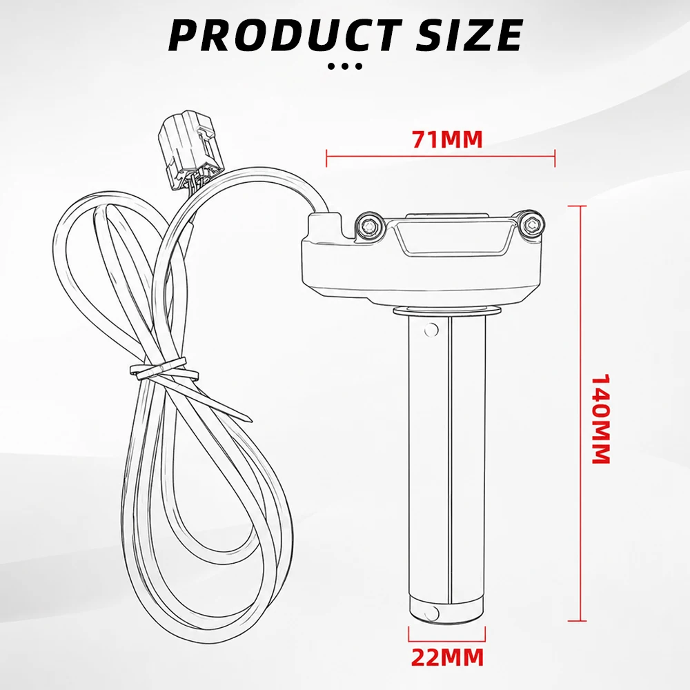 Handlebar Accelerated Handle Throttle Throttle Turn Grip For Surron Light Bee X & S Electric Dirt Bike E-bikes Motorcycle Parts