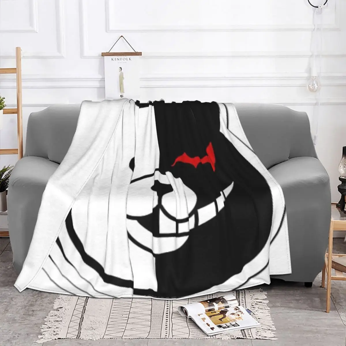 Monokuma 1639 Bedroom Winter Blankets Winter Warm Blanket Throw Blanket