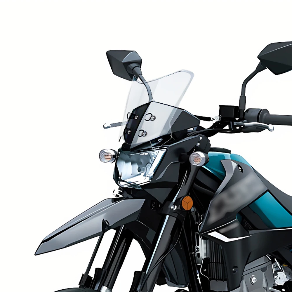 

For KLX 300SM 2022 2023 motorcycle adventure windshield extension style Windscreen Wind Deflector Screen