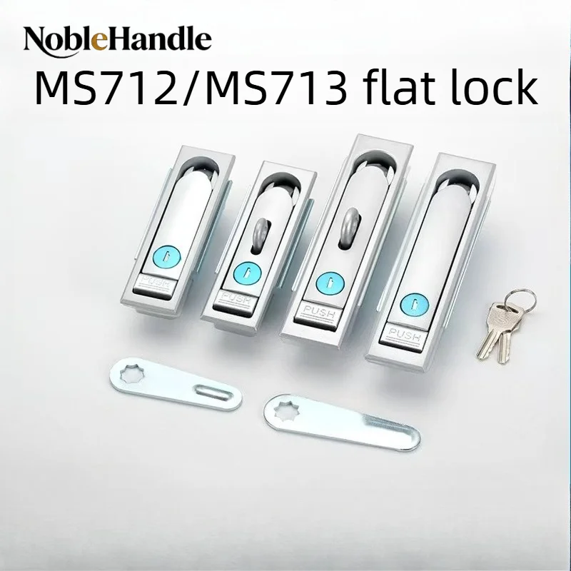 MS713 MS712 Plane Bounce Lock Zinc Alloy Security Lock for Fire Equipment EV Charger Mask Making Machine Cabinet Door