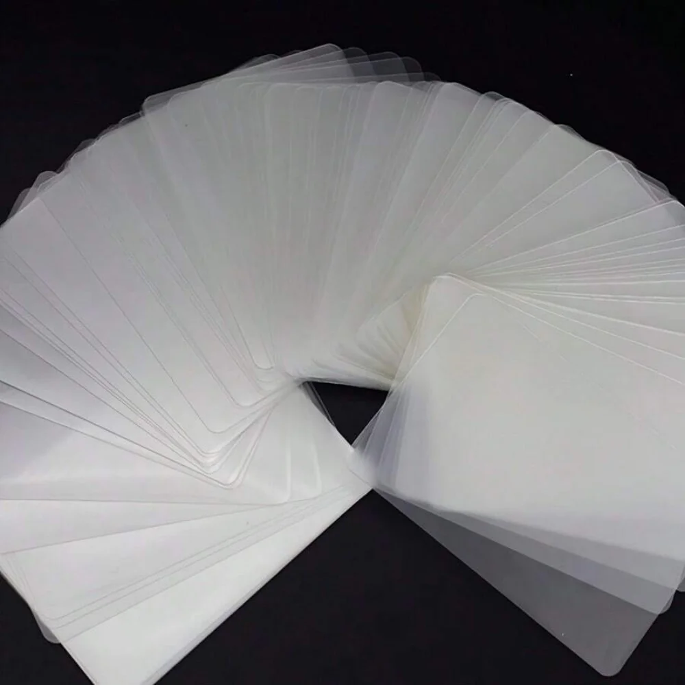 100pcs Thermal Laminating Film PET For Photo/Files/Card/Picture Lamination Pouch Laminator Hot Laminator Film