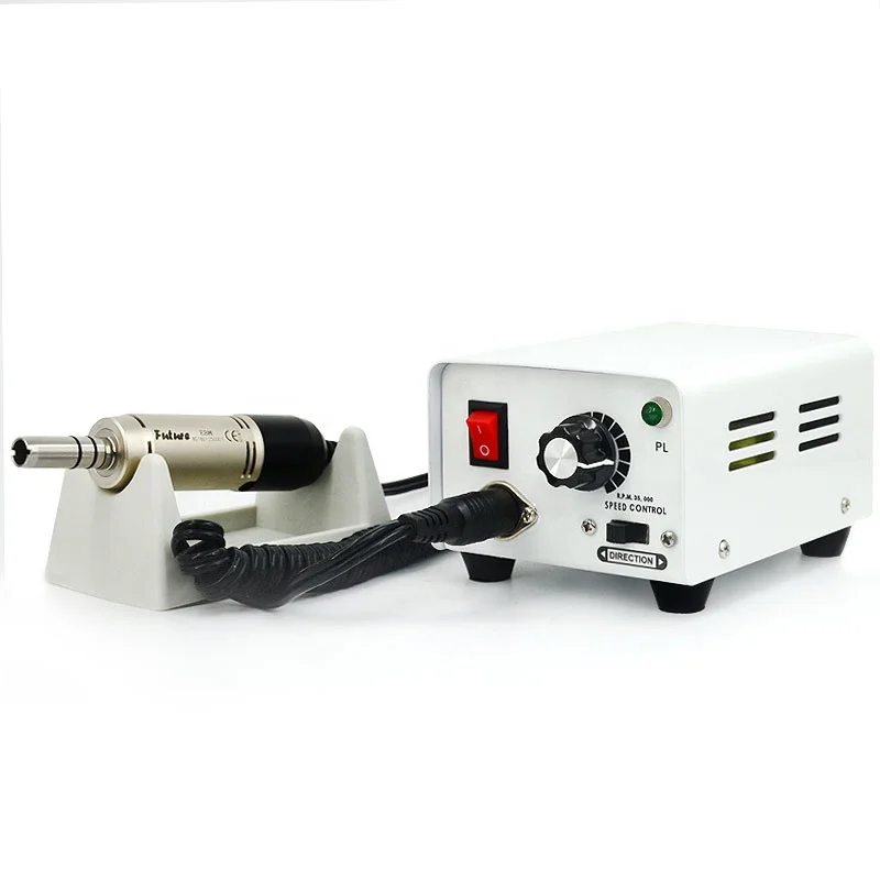 denta micro motor laboratory strong brush micro motor electric E-type motor with mental denta contra angle handpiece