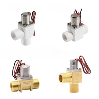 Double Stable Plastic Pulse Solenoid  Fully Automatic Water Valve Seat Toilet Sensor Faucet Water Control Switch
