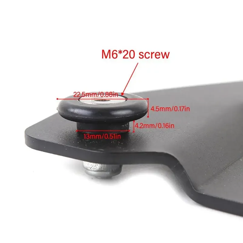 Rear Luggage Bushing Motorcycle Tailbox Buckle Trunk Bracket for Honda Yamaha Scooter Quick Release Accessories (4PCS)