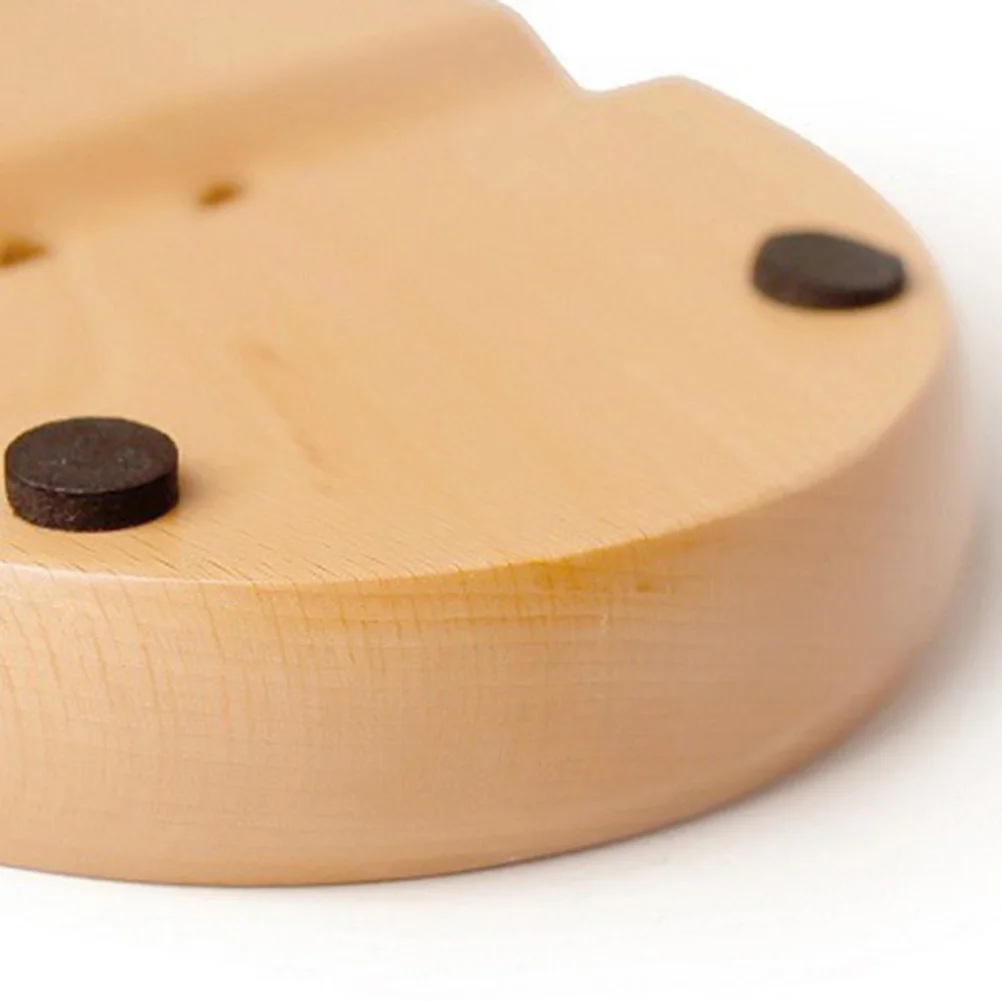 

Natural Wooden Oval Dish For Bathroom Tidy Space Saver Draining Soap Holder Non-Metal Portable Soap Box Travel Gym Use