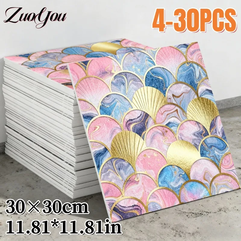 

Peel and Stick Wall Panels PVC Luxury Marble Self-adhesive Wallpaper for Bedroom Kitchen Wall Cladding Ceramic Tile Stickers