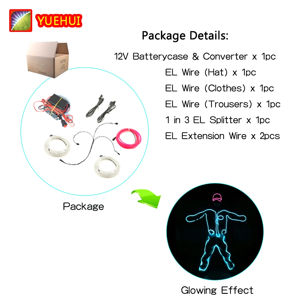 Ballo di strada Fai da te Strisce luminose a LED Discoteca Concerto Spettacolo Abiti da uomo Vestito da palcoscenico Popping Street Dance Neon Led Strip