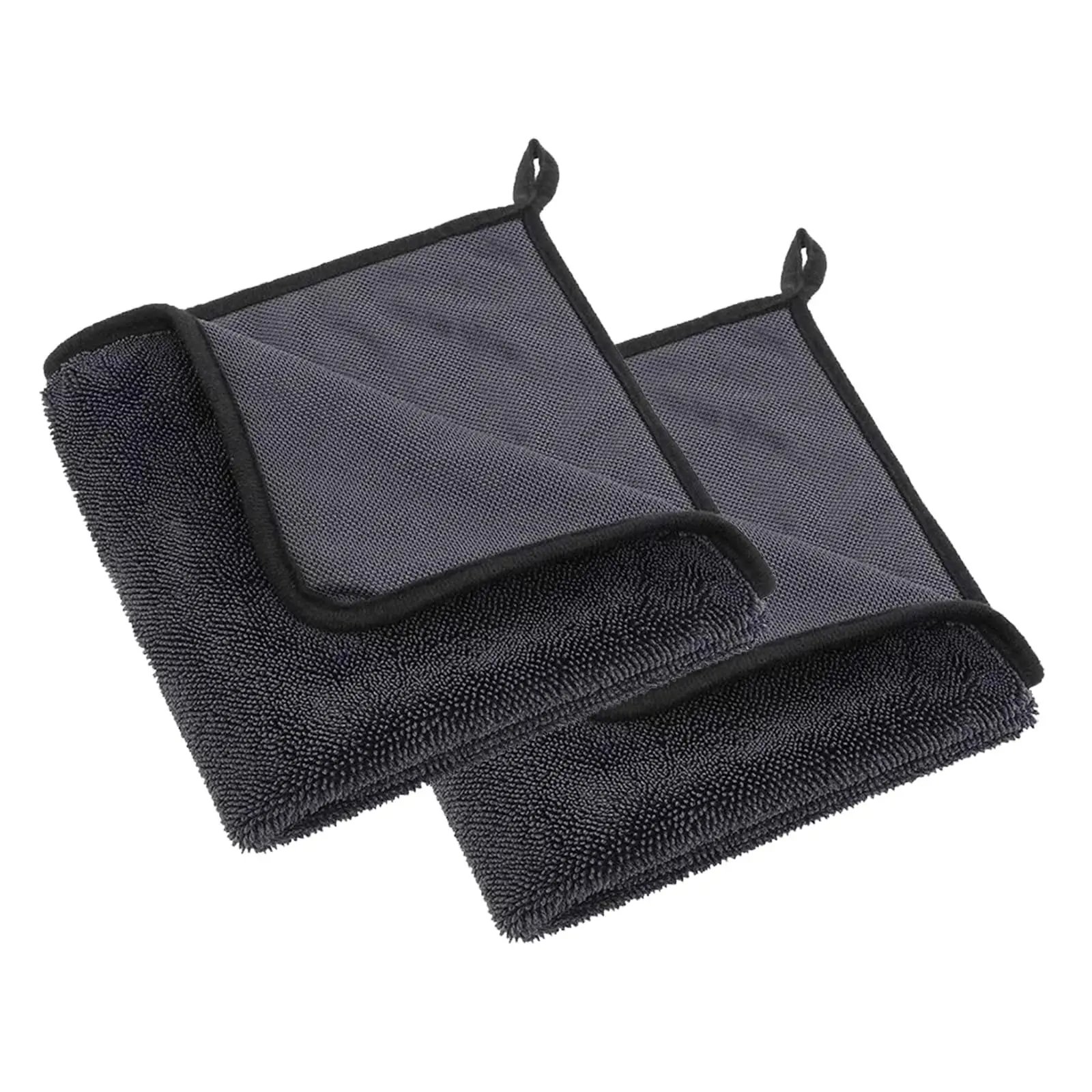 

2PCS Magic Wipe Bathroom Cloth 40x60cm Microfiber Twisted Cloth Car Towel Drying Large All Around Cleaning Towels