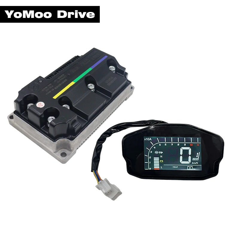 

VOTOL EM100 GTR 72V 3KW FOC BLDC PMSM 150A Boost Brushless Programmable Controller with DKD Display For QS Mid-drive/Hub Motor
