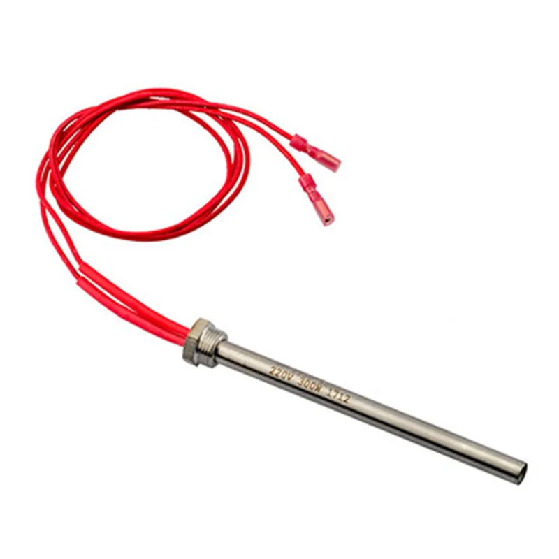 Pellet Stove Igniter Hot Rod Heating Tube Ignitor 10*140/150/170 mm M16*1.5 Thread For Fireplace Grill Stove 300/350W 220V