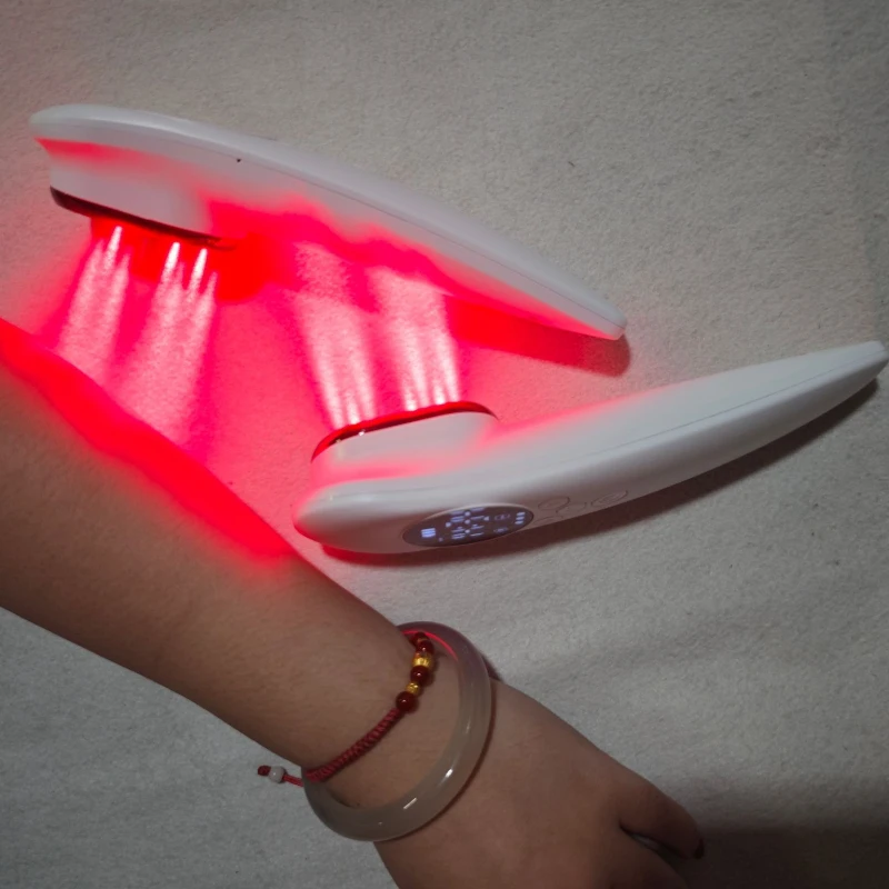 

650nm & 808nm Laser Therapy Device for Pain Relief - 3×808nm + 14×650nm Dual Wavelength, Handheld Portable Muscle/Joint Care