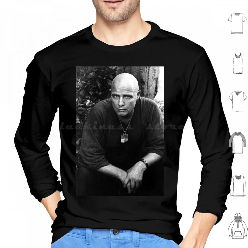 Marlon Brando Apocalypse Now Hoodie cotton Long Sleeve Marlon Brando Godfather Apocalypse Now