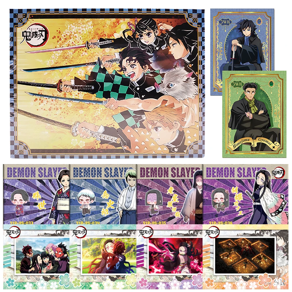 

Demon Slayer Collection Cards Exquisite Fluorescent Craft Characters Cards Children's Toys Fans Cherish Anime Peripheral Gifts
