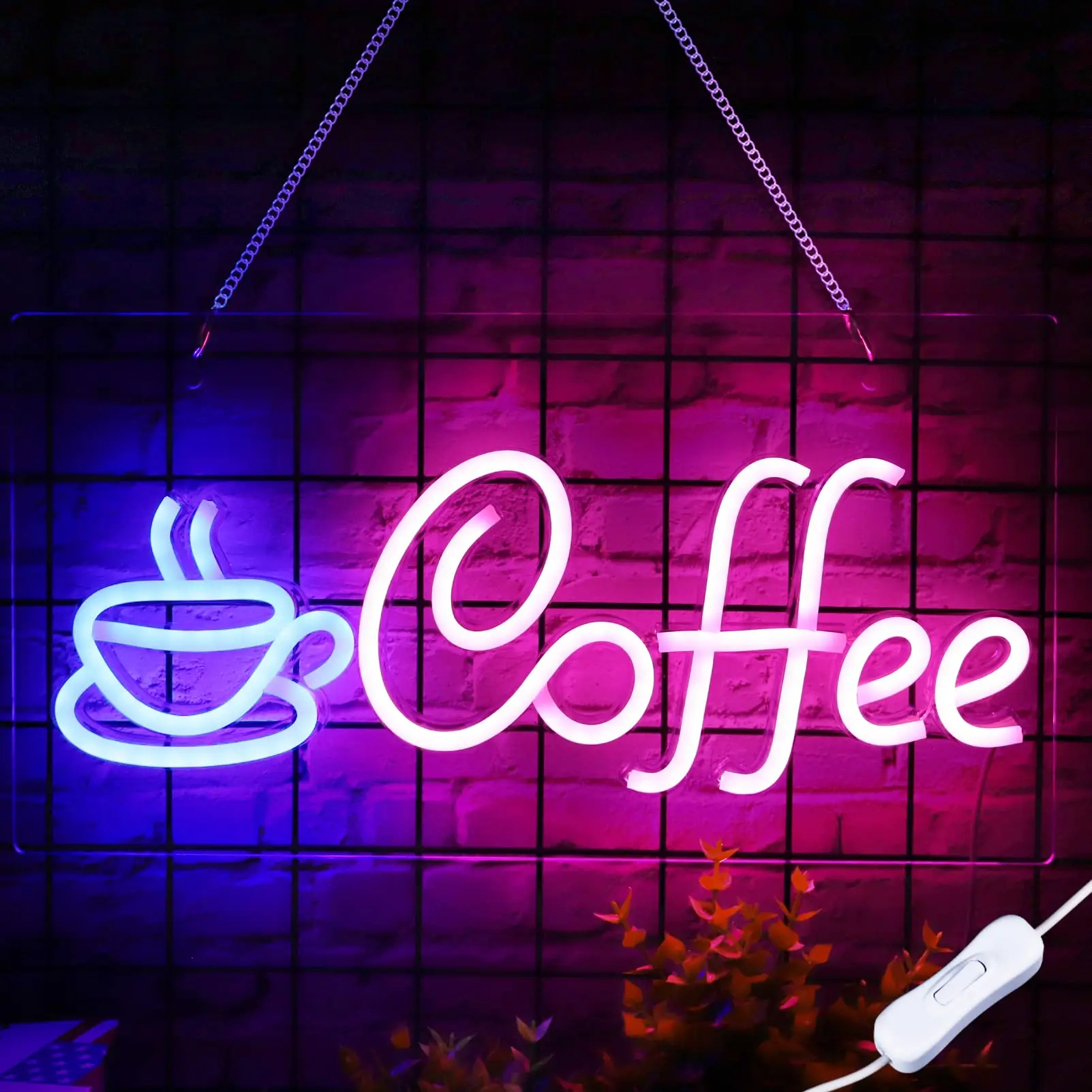 

Coffee Neon Sign Wall Decor Cafe Restaurant Hotel USB Powered Neon Restaurant Sign for Coffee Shop Bar Night Light