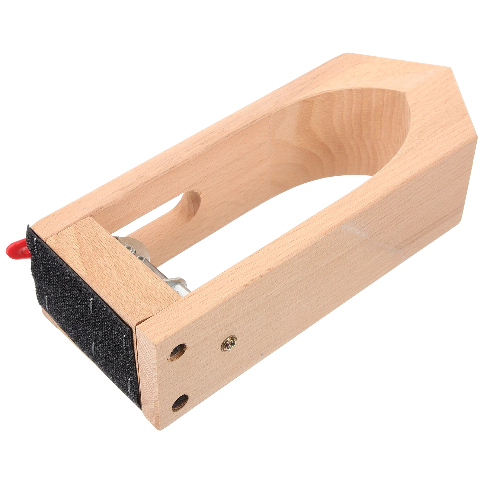 

Hand Sewn Wooden Frame Tool for Crafting Adjustable Clamps Horse Stitching Aid Durable Wood Protects Against