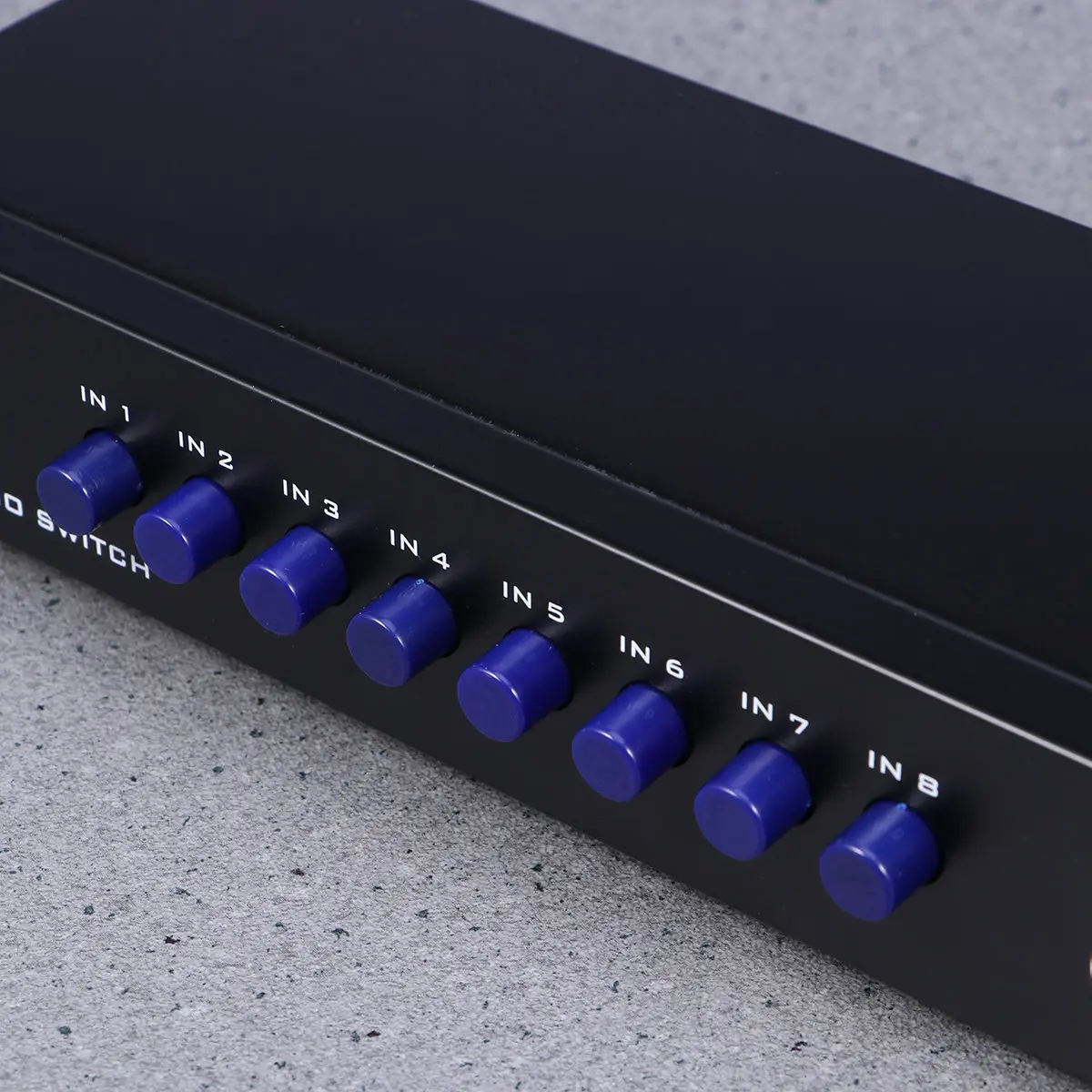 8 Ports Audio Video Rca Av Selector High Isolation Anti-Interference 8 in 1 Splitter Box for Home Karaoke School view 5
