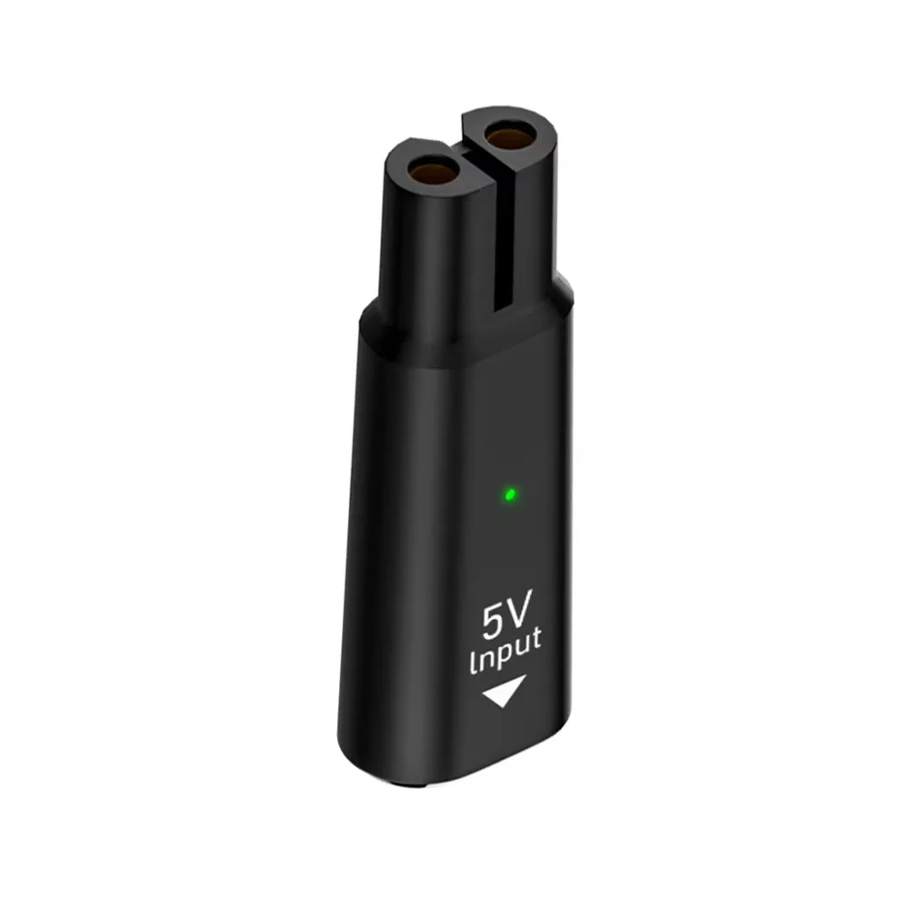 Adaptador de Carregamento Tipo-C 5V para Barbeador Philips Norelco One Blade QP2520 QP2515 QP2620 com Indicador de Carga