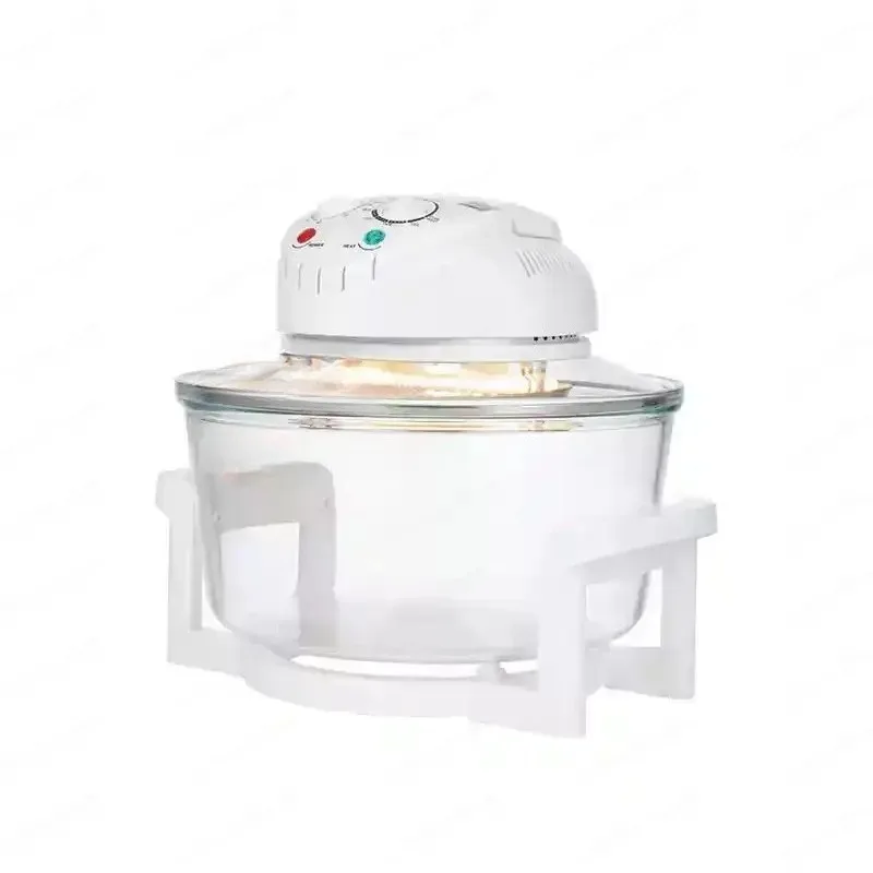 Visible Glass Household Heating Cooker 17L Large Capacity Dual Voltage 110V 220V Multifunctional Food Cooking Appliance