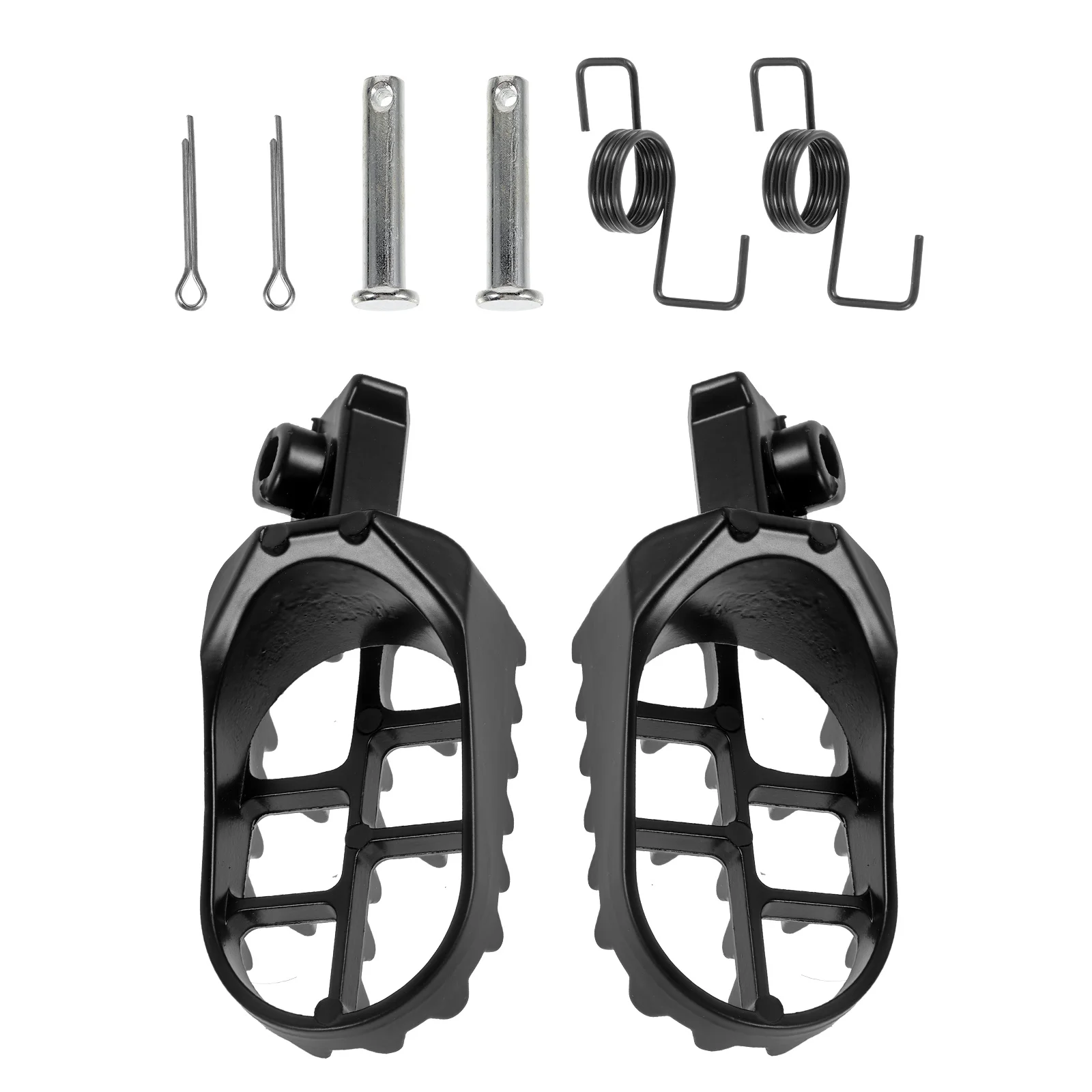 

1 Pair Aluminium Footpegs Pedals For Dirt Bike Motorcycle Durable Alloy Foot Rests Stylish Modern Design Off Road Riding