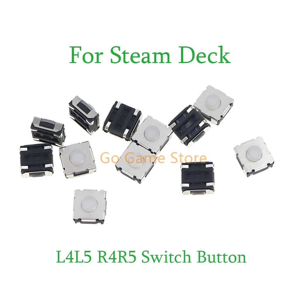 60pcs For Steam Deck L4L5 R4R5 Tactile On/Off Switch Button For Steam Deck L4 L5 R4 R5 Micro Switch Button