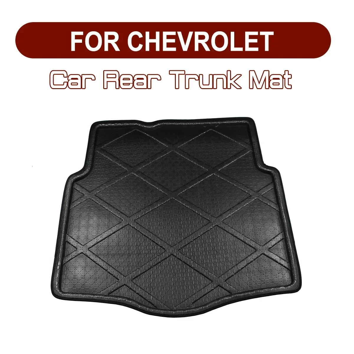 FOR Chevrolet LOVA CRUZE Captiva EPICA SAIL MALIBU Cavalier Equinox Tracker Car Rear Trunk Boot Mat Floor Mats Cargo Waterproof