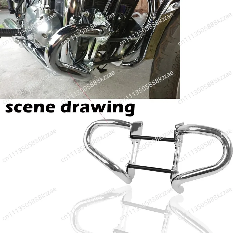 Motorcycle Highway Crash Bars Protection Engine Guard Bumper Stunt Cage For Kawasaki W650 W800 CAFE W400 W 400 650 800