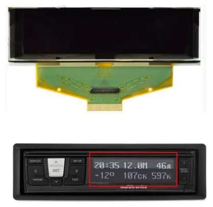 

2.8" OLED Display blue 256*64 Dots Matrix LCD Module Display Screen For Multitronics RI-500