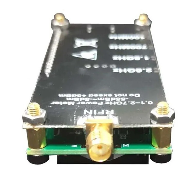 1M-8Ghz AD8319 RF Power Meter Type-C USB 24 Bit ADC High-Precision RF  For Radio Amplifier 900M 2.4G 5.8G