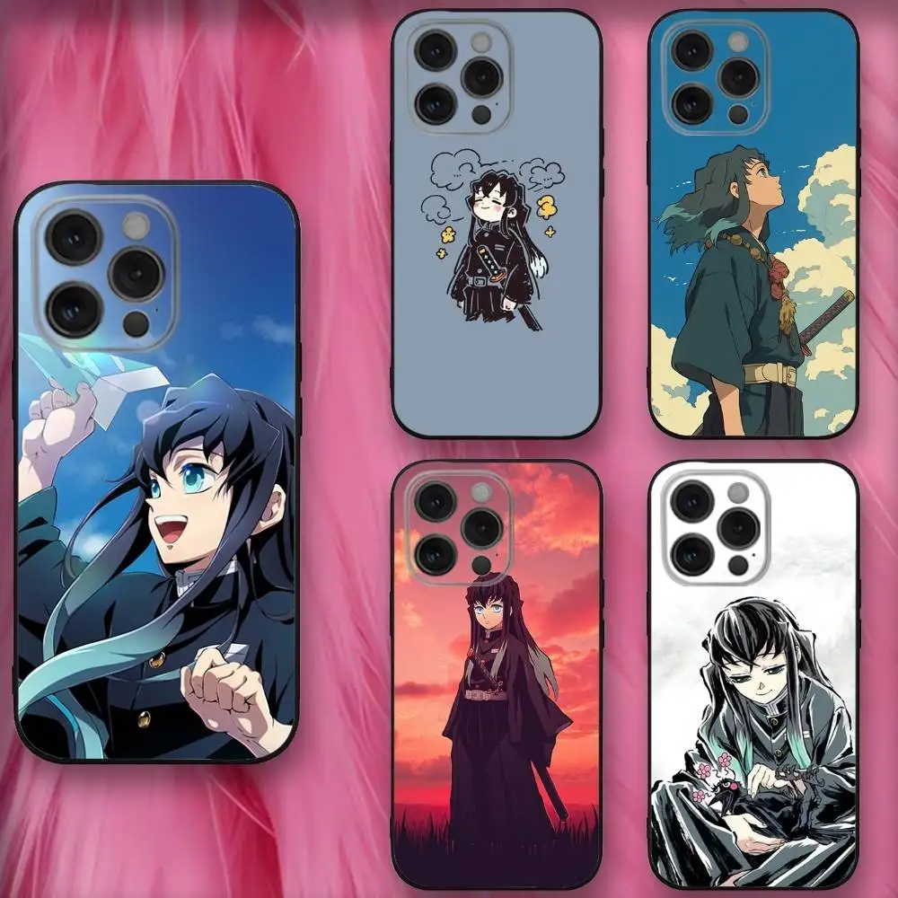 

M-Muichiros Anime T-Tokito Phone Case For iPhone 16,se4,15,14,13,12,11,Pro,X,XS,Max,XR,Plus,Mini Soft Black Cover