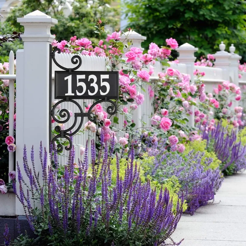 لافتة حديقة متوهجة من الحديد Nite Bright - ديكور خارجي لمسار الحديقة وإضاءة المناظر الطبيعية في الفناء