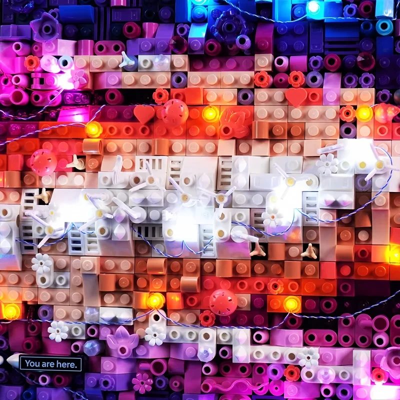 DIY LED Light Kit สําหรับ LEGO 31212 The Milky Way Galaxy (เฉพาะไฟ LED, ไม่มีบล็อกรุ่น)