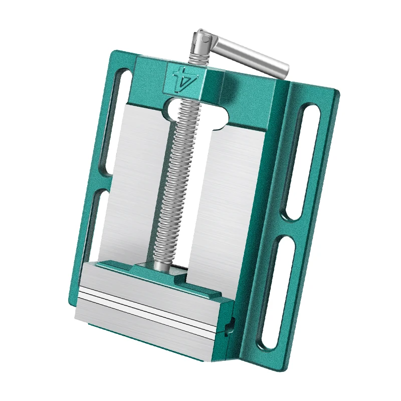 

Прецизионные мини-настольные тиски в американском стиле, тиски для сверлильного станка с плоскими губками для фрезерного станка, домашняя мастерская своими руками с фиксированным зажимом