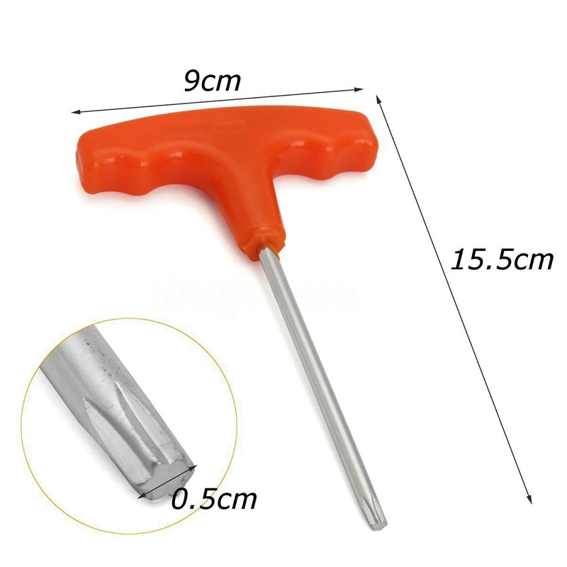 15cm T Type Handle T27 Torx Driver Screwdriver For Stihl Makita # 0812 370 1000 Hand Tool Accessories Screwdriver Parts