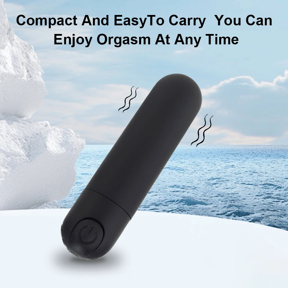 Mini Bullet Vibrator Clitoral G Spot Stimulation Massager Rechargeable AV Wand Anal Female Masturbation Adult Sex Toys for Women