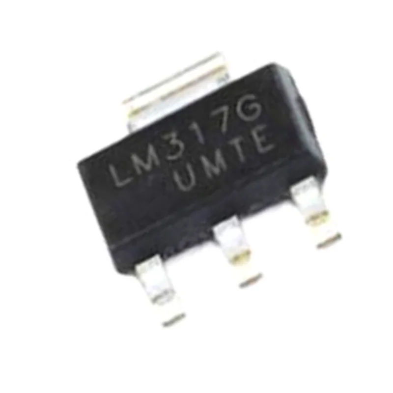 10 個 LM317AEMPX LM317EMP LM317K LM317MSTT3G LM7805MPX SOT-223 317M N07A N00A チップ IC 新オリジナル