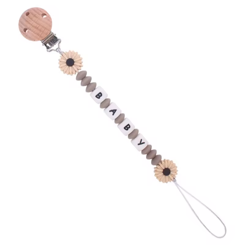 New Custom Pacifier Clips Nipple Dummy Holder Chain Holder Newborn Soother Chains Infant Feeding Soother Teething Toy Chew Gifts - Image 9