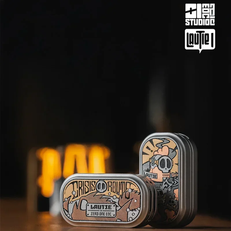 01EDC & LAUTIE Crisis Route الميكانيكية دفع Sluder لعبة معدنية لعبة القلق بأطراف الأصابع محدودة إلى 500 قطعة #1