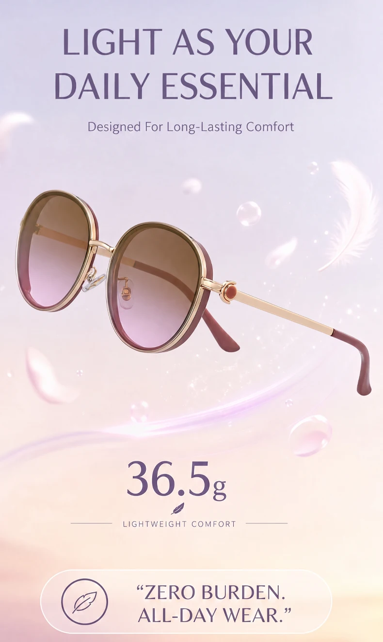 Übergroße runde Sonnenbrille für Damen, 2026, Luxusmarke, klassische Punk-Fahrsonnenbrille für Damen, Vintage-Metallrahmen, Schattierungen, UV400 – Detail 6