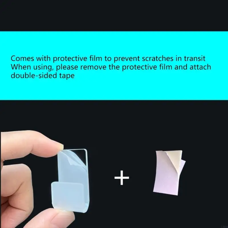 U0DA 30pcs Acryl -Wandmontage -Display -Kleiderbügel für Rekorde Clear Album Speicher Rack