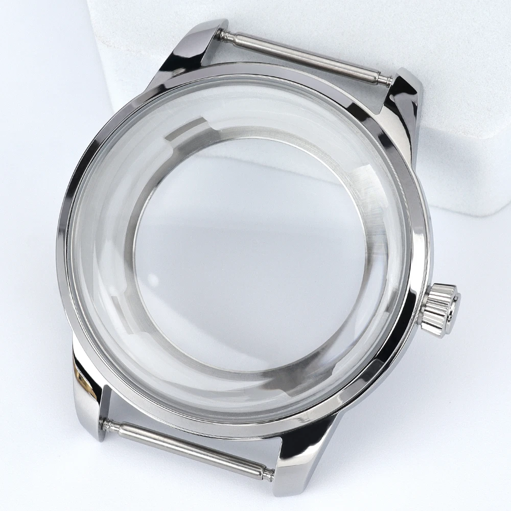33MM/40MM Watch Case NH35 StainlessSteel Bubble Glass for Cocktail Time Presage NH34 NH38 4R 7S26 Watch Repair DIY Assemble Part